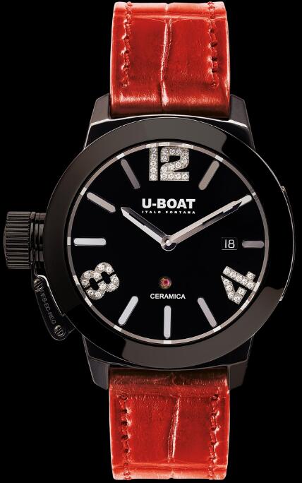 Replica U-BOAT Watch Classico Ceramic Diamond 7123